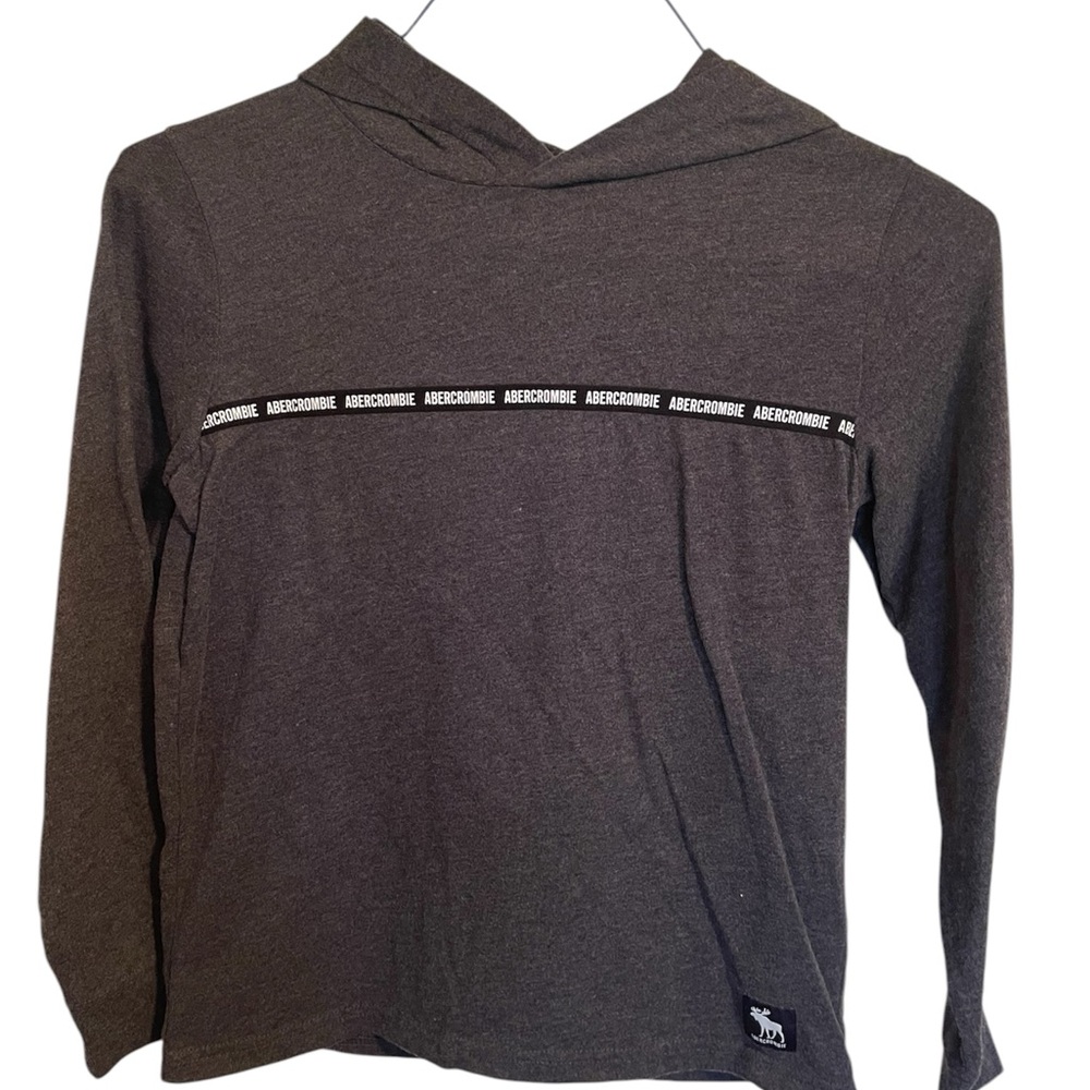 EUC Abercrombie Kids Long Sleeve Hooded Tee